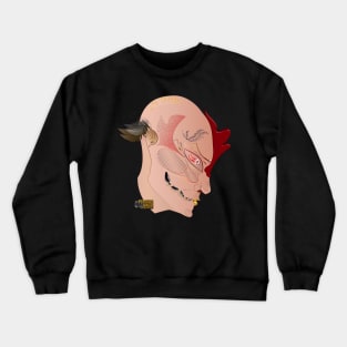 Persius Vagg - the mutants of - Rooster Crewneck Sweatshirt